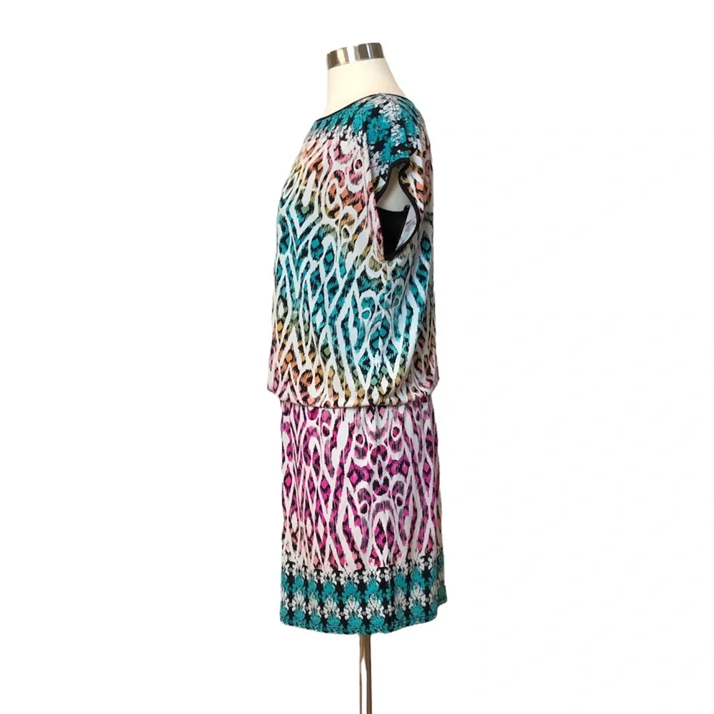 Style & Co Multicolored Patterned Dress - Picture 2 of 14